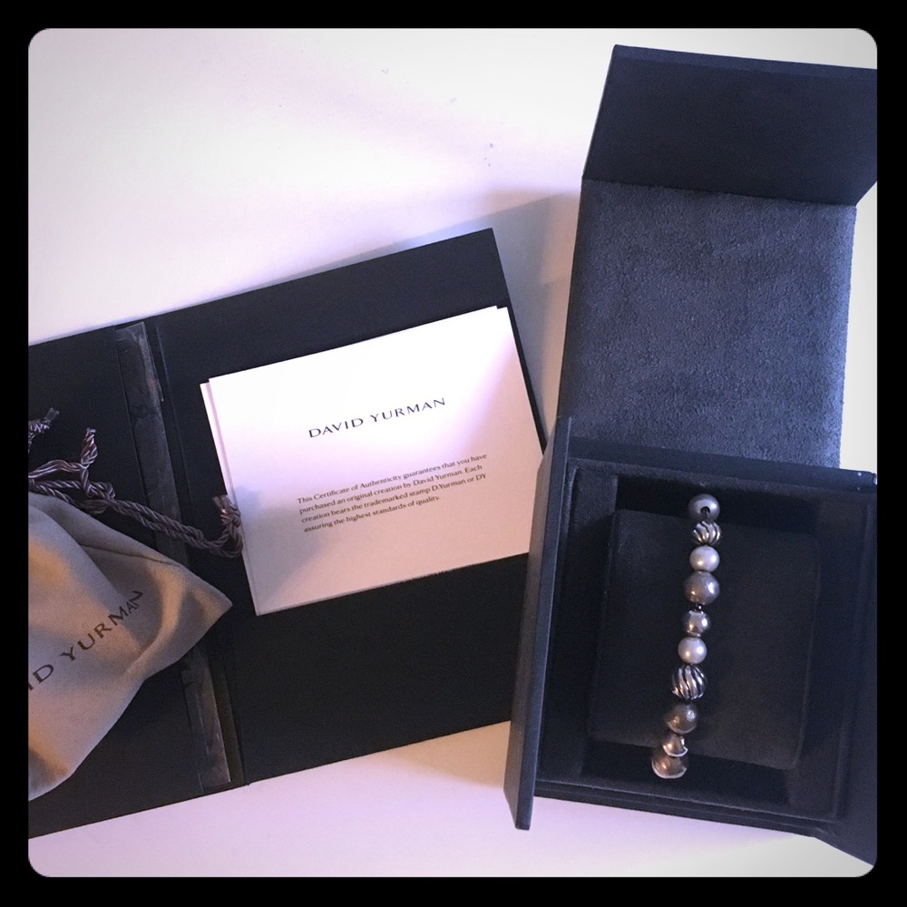 David Yurman Elements Bracelet w/Pearls